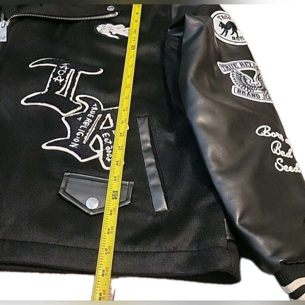 True Religion Property Of None Biker Jacket XXL Limited Edition Exclusive (NWT) - Picture 10 of 12